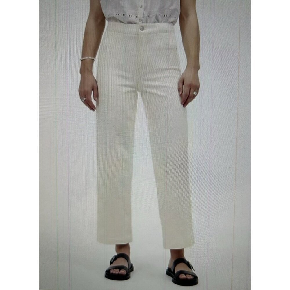 Madewell Emmett Wide-Leg Crop Jean High Rise Welt Pocket Vintage Canvas Size 23 - Picture 3 of 16